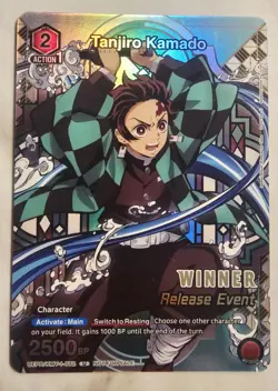 Union Arena Tanjiro Kamado Release Event Winner 2025 English NM - Image 1