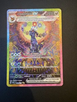 Pokemon Prismatic Evolutions 161/131 Umbreon EX Special Illustration Rare SIR - Image 1