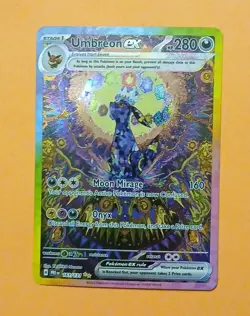 Pokemon Umbreon EX Prismatic Evolutions #161/131 Special Illustration Rare NM - Image 3