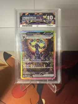 Ace Grading 10 Umbreon ex 161/131 Prismatic Evolutions Special Illustration Rare - Image 1