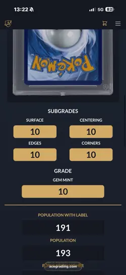 Ace Grading 10 Umbreon ex 161/131 Prismatic Evolutions Special Illustration Rare - Image 3