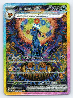 Umbreon ex 161/131 Special Illustration Rare Prismatic Evolutions Pokemon CUSTOM - Image 1