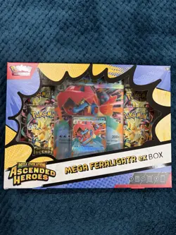 Pokemon Mega Evolution Ascended Heroes Mega Feraligatr Box Sealed - Image 1
