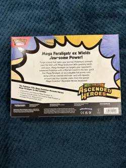 Pokemon Mega Evolution Ascended Heroes Mega Feraligatr Box Sealed - Image 2