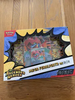 Pokemon TCG Mega Evolution Ascended Heroes - Mega Feraligatr ex Box - Image 1