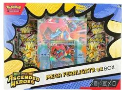 Pokemon TCG: Mega Evolution Ascended Heroes - Mega Feraligatr ex Box - Image 1