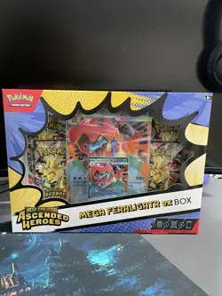 Pokemon TCG Mega Evolution Ascended Heroes - Mega Feraligatr ex Box - Image 1