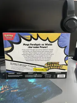 Pokemon TCG Mega Evolution Ascended Heroes - Mega Feraligatr ex Box - Image 3