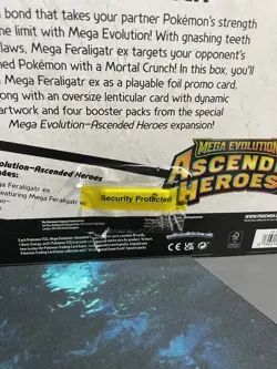 Pokemon TCG Mega Evolution Ascended Heroes - Mega Feraligatr ex Box - Image 5