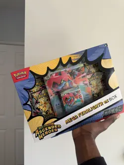 Pokemon TCG Mega Evolution Ascended Heroes Mega Feraligatr ex Box Fast Ship ✅ - Image 1