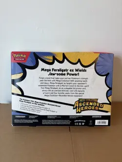 Pokemon TCG Mega Evolution Ascended Heroes Mega Feraligatr ex Box English - Image 4