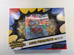 Pokemon TCG Mega Evolution Ascended Hero’s Mega Feraligatr Box Sealed Brand New - Image 1