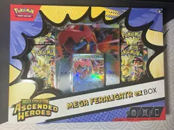 Pokemon TCG Mega Evolution-Ascended Heroes Mega Feraligatr ex Box Promo - Image 1