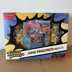 Pokemon Mega Evolution Ascended Heroes Mega Feraligatr ex Promo Box English - Image 1