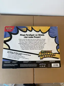 Pokemon Mega Evolution Ascended Heroes Mega Feraligatr ex Promo Box English - Image 5