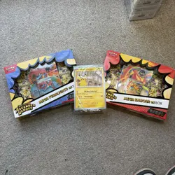 Pokemon TCG: Mega Evolution – Ascended Heroes ex Box X2 (Feraligatr + Emboar) - Image 1