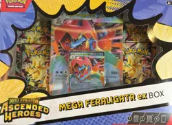 Pokemon TCG Mega Evolution Ascended Heroes Mega Feraligatr EX Box 2026 - Image 1