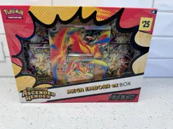 Pokemon Mega Evolution Ascended Heroes ex Box Emboar/Feraligatr/Meganium - Image 2