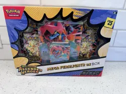 Pokemon Mega Evolution Ascended Heroes ex Box Emboar/Feraligatr/Meganium - Image 3