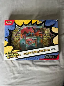 Pokemon TCG Mega Evolution Ascended Heroes Mega Feraligatr ex Promo Box - Image 1