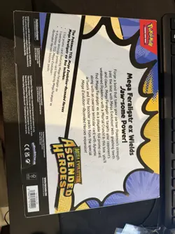 Pokemon TCG Mega Evolution Ascended Heroes Mega Feraligatr EX Box Promo Jumbo - Image 2