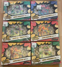 6x Pokemon Ascended Heroes Mega EX Box (3 Meganium, 2 Emboar, 1 Feraligatr) -NEW - Image 1