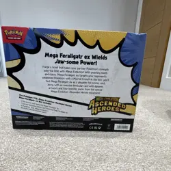 Pokemon TCG Mega Evolution—Ascended Heroes Mega Feraligatr ex Box 2023 - Image 2