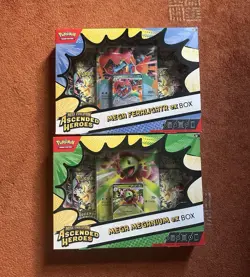 Pokemon TCG Mega Evolution Ascended Heroes Booster Box Lot Feraligatr Meganium - Image 1