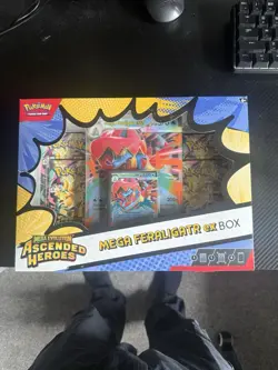 Pokemon TCG Ascended Heroes Mega Feraligatr Ex Box - Brand New - Image 1