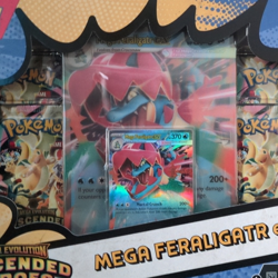 Pokemon TCG Mega Evolution Ascended Heroes Mega Feraligatr EX Box 2026 - Image 1