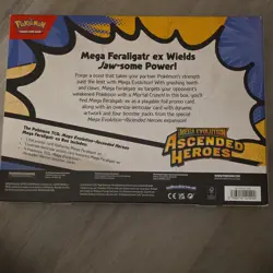 Pokemon TCG Mega Evolution Ascended Heroes Mega Feraligatr ex Box Promo MPN - Image 2
