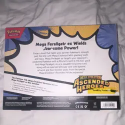Pokemon TCG Mega Evolution Ascended Heroes Mega Feraligatr ex Box Promo 2025 - Image 2