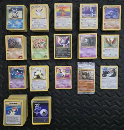 Lot of 1,195 Pokemon TCG Cards (Base, Jungle, Fossil, Team Rocket, Gym, Neo) - Image 1