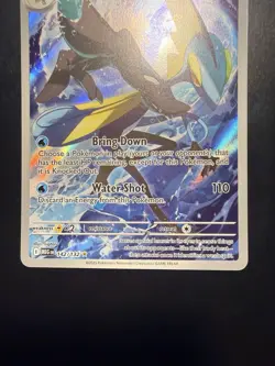 Pokemon TCG Mega Evolution Inteleon Card 142/132 IR NM - Image 3