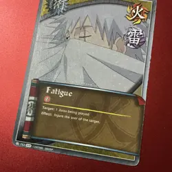 Naruto CCG Fatigue #752 Foil 1st Edition Card - Image 3