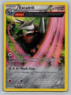 Excadrill (Omega) XY - Primal Clash #97/160 Holo Rare Pokemon Card - Image 1