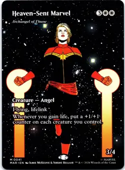 Heaven-Sent Marvel - Archangel of Thune (Borderless) M Marvel Universe Eternal-L - Image 1