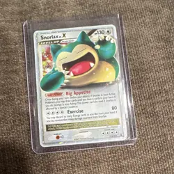 Pokemon TCG Snorlax LV.X 111/111 Rising Rivals Holo Ultra Rare English 2009 - Image 1