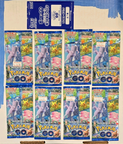Pokemon TCG Pokemon GO Japanese Booster Pack Lot - 8 Packs, 6 Cards Each - Image 1