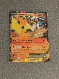 Pokemon TCG Blaziken EX XY54 Promo Holo Card - Image 1