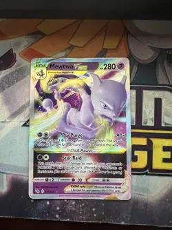 Mewtwo VSTAR 031/078 Full Art Pokemon GO Card TCG Card NM/M - Image 1