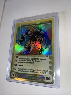 Chaotic TCG - Prince Mudeenu Foil Card (Mint Condition) (65/45/60/20) - Image 1