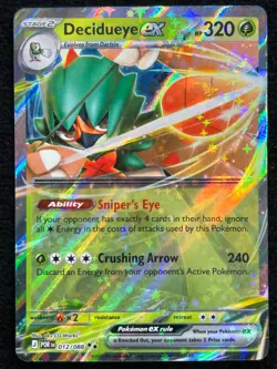 Decidueye ex 012/088 Perfect Order Pokemon Double Rare NM - Image 2