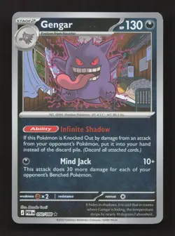 Gengar 050/088 Rare Perfect Order Pokemon Reverse Holo Near Mint - Image 1