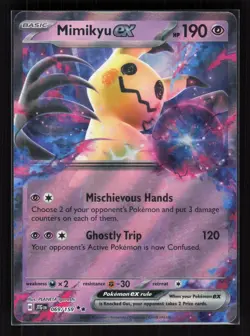 Mimikyu ex Holo Double Rare Pokemon SV09: Journey Together 069/159 NM - Image 1