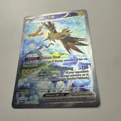 Pokemon Zapdos ex 202/165 SV2a 151 Special Illustration Rare SIR NM￼ - Image 3