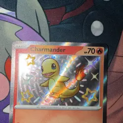 Pokemon TCG Charmander 109/091 SV Paldean Fates Shiny Rare Holo English 💎 mint - Image 2