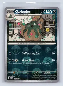 Garbodor (Poke Ball Pattern) 060/086 Holo Uncommon White Flare Pokemon Near Mint - Image 1