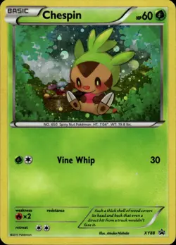 Chespin (Collector Chest) XY88 Holo Promo XY Promo Pokemon Holo Lightly Played - Image 1