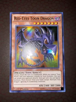 Yu-Gi-Oh! Red-Eyes Toon Dragon - SHVI-EN036 - Super Rare - 1st Edition NM! - Image 2